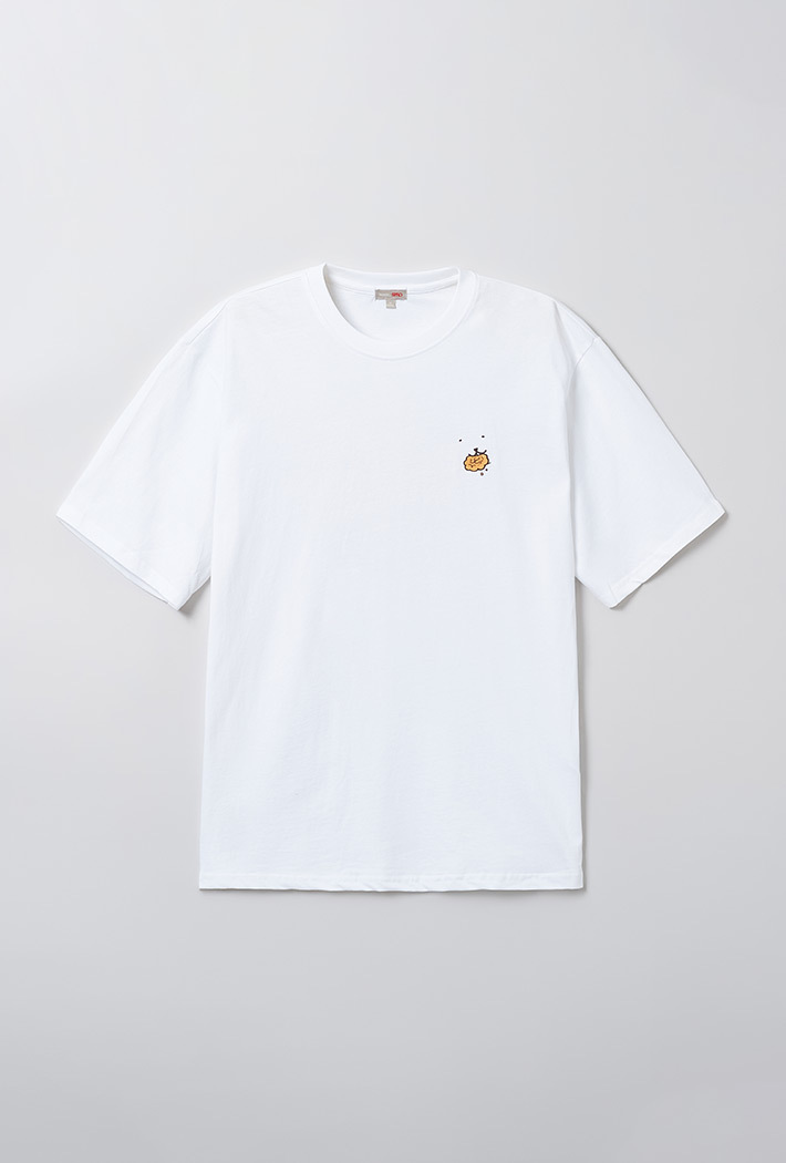 [담곰이] 담곰이 한국상륙 반팔 티셔츠(WHITE)_SPRLE25U01